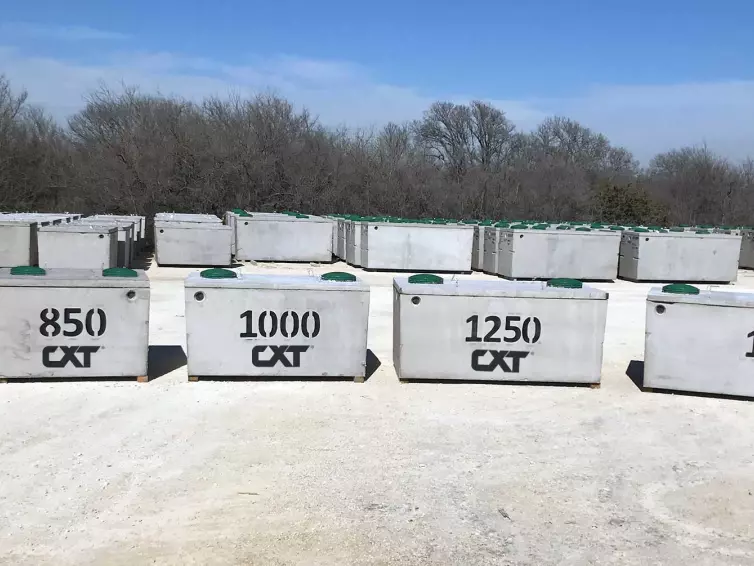 CXT Precast Concrete Septic Tanks-Texas.