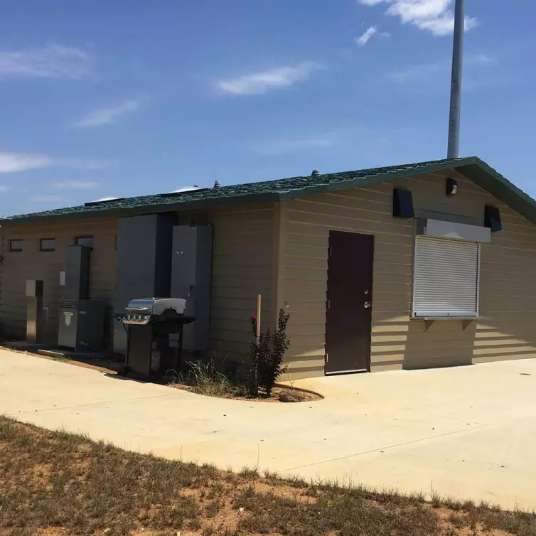 CXT Pomona multiuser restroom with concession.