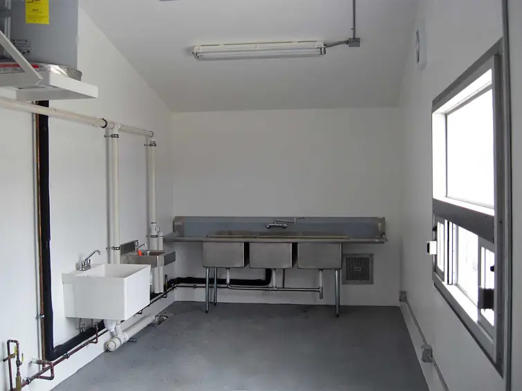Concession interior.