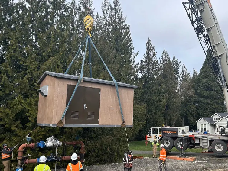 Edifício utilitário de concreto pré-moldado CXT.
