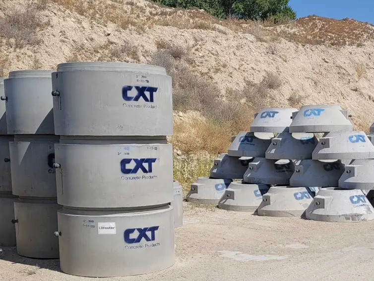 CXT Betonfertigteile Nampa Idaho Schächte.