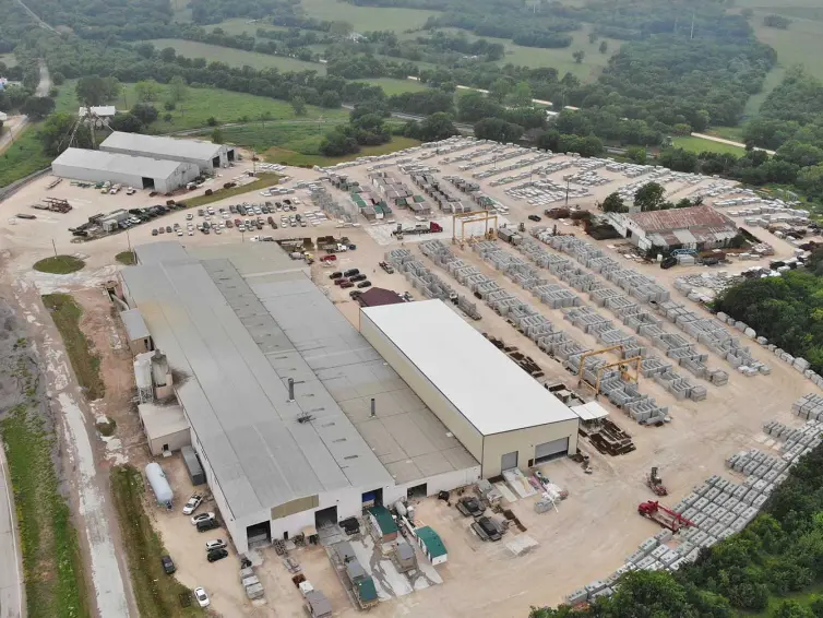 CXT Precast Concrete Products Planta de Hillsboro, Texas.