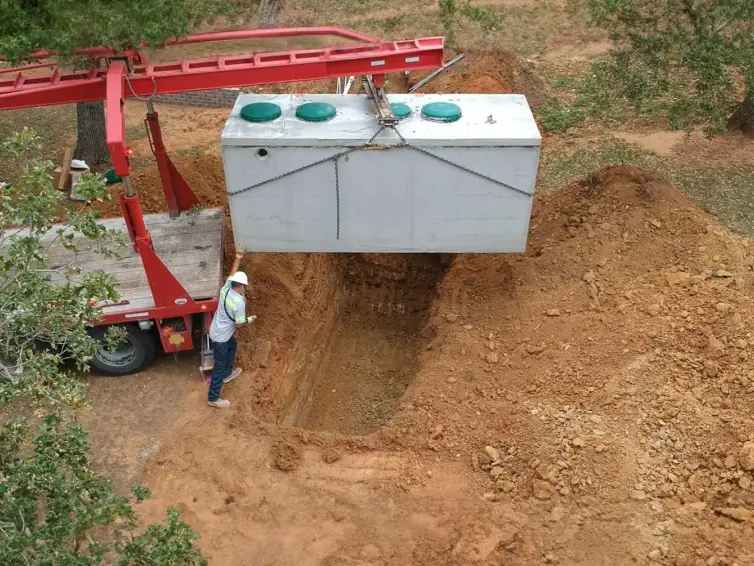CXT Septic Tank Installation Texas.