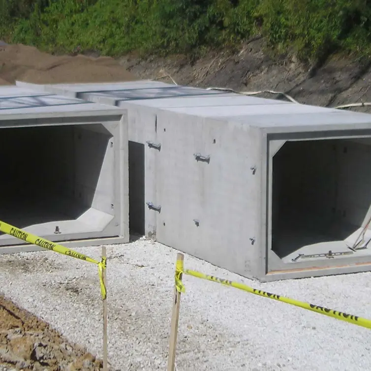 Alcantarillas prefabricadas de hormigón CXT-Virginia Occidental.