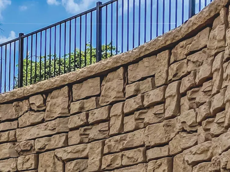CXT Waverly West Virginia Redi-Rock Retaining Wall.