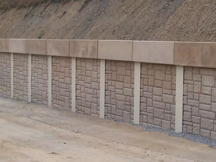 CXT Precast Concrete Retention Wall West Virginia.