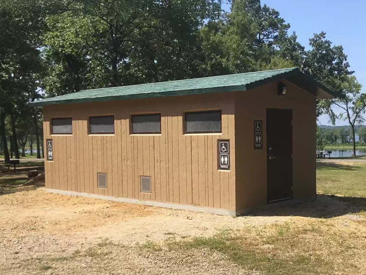 CXT Rainier restroom with shower.