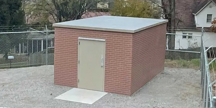 CXT-Versorgungsgebäude.