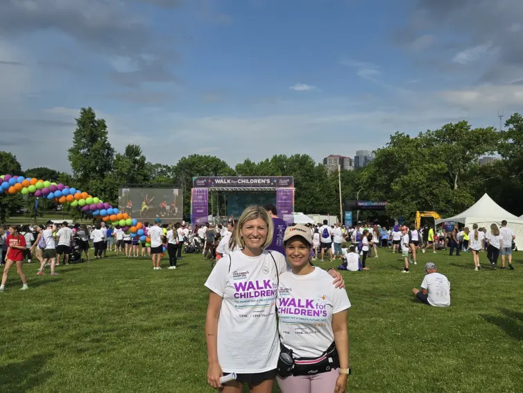Two women smiling. Sara Rolli, SVP, Operational Admin and Maria Morla, CI Manager.